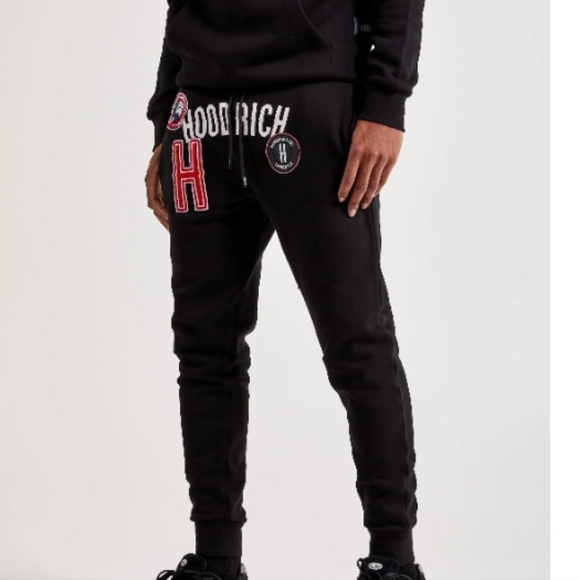 Men's Hoodrich Pacific Joggers Black Size Large - Picture 2 of 15